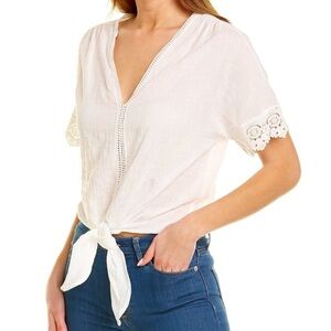 Lace Trim Blouse
